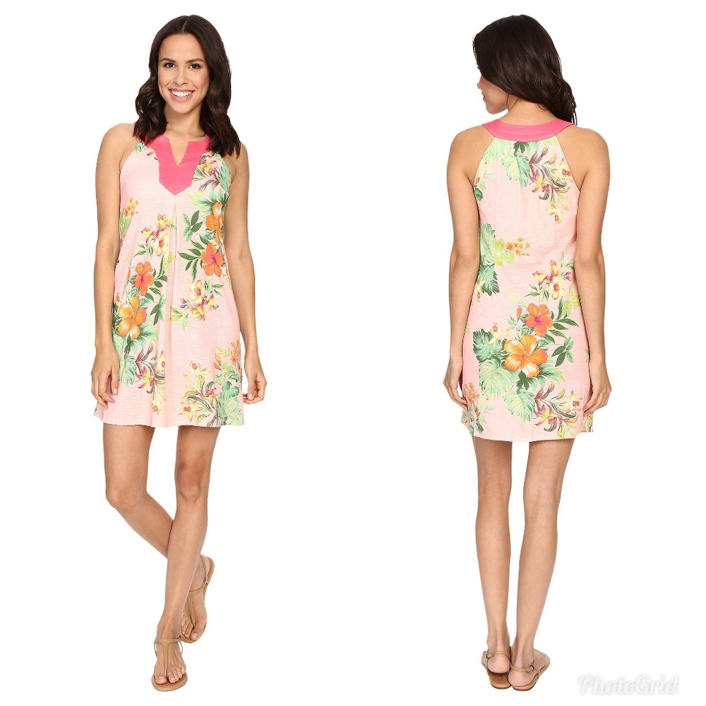 TOMMY BAHAMA Feuillage Sleeveless Dress